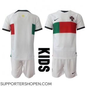 Portugal Bortatröja Barn VM 2022 Kortärmad (+ korta byxor)